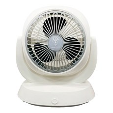 DREAMCATCHER USB空氣循環扇 8吋 四檔風速 210度廣角送風 靜音設計 桌面風扇, DC-FF2648W, 白色