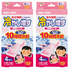 Kiyou 退熱貼 5*12cm 蜜桃清香, 4入, 2盒