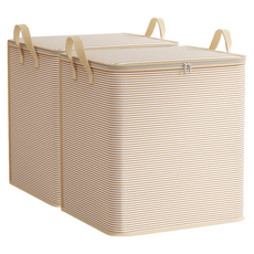 조이베리 대용량 이불 다용도 정리함, 베이지, 2개