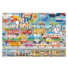 Easycreative 幼幼小拼圖 激發幼兒學習興趣 培養專注力, 200片, 交通工具, 1盒