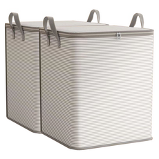 조이베리 대용량 이불 다용도 정리함, 그레이, 2개