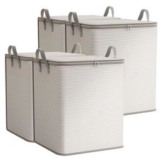 조이베리 대용량 이불 다용도 정리함, 그레이, 4개