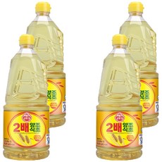 OTTOGI 不倒翁 雙倍釀造醋, 1.5L, 4瓶