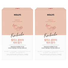할리스 콤부차 피치 딸기, 5g, 20개입, 2개