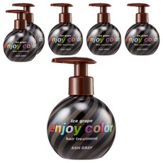 엔조이컬러 헤어 트리트먼트 150ml, 애쉬그레이, 6개
