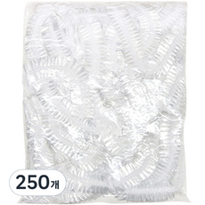 비비르뷰티 헤어비닐캡, 투명, 250개