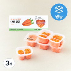 배마마 굵게 다진 당근 2개입 (냉동), 180g, 3개