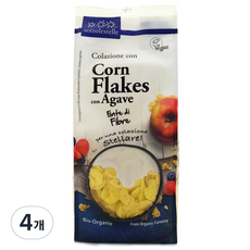 sottolestelle Vegan龍舌蘭糖漿玉米脆片, 4個, 250g