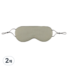 Rosyterra 夏季用雙面睡眠眼罩 綠色