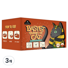 구딘 고양이 바스테트 퀸 오브 캣 두부모래 가는입자 1.5mm 2.5kg, 무향, 3개, 7L