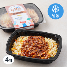 라온콕 한끼뚝딱 유니짜장덮밥 (냉동), 260g, 4개