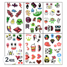 PARTY COSTUME 迷你紋身組, KT037、KT038、KT039、KT040、KT041、KT042, 2套