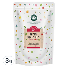 제임스티스푼 유기농 히비스커스 티백, 1.5g, 20개입, 3개