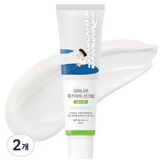 라운드랩 자작나무 무기자차 선크림 SPF50+ PA++++, 50ml, 2개