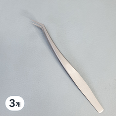 嫁接睫毛 斜角鑷子, 單一顏色, 3個