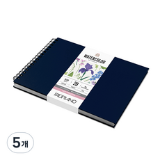 FABRIANO Boutique Art Square優質水彩素描本 細線 B6 PF01, 5個