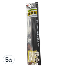 KUTSUWA HiLiNE 鋁製鉛筆延長桿 RH014BK, 黑色, 5支