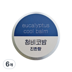 청비쿨밤 연고타입 진한향, 1개입, 6개