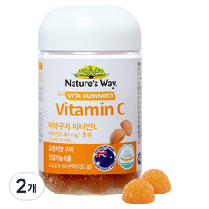 Nature's Way 維他命軟糖 維他命C 柳橙口味 60入, 60片, 2個