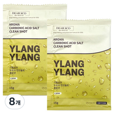 디얼스코 반려동물 아로마 탄산솔트 클린샷 일랑일랑, 15g, 8개