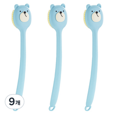 Allode 小熊身體刷, TYPE03 藍色, 1入, 9個