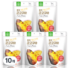 더내추럴 반려동물 스틱 간식, 10개, 300g, 호박 군고구마