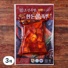 조선족발 한돈 큐브 불족발, 3개, 300g