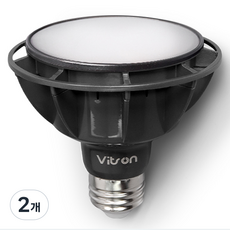 비츠온 LED PAR30 15W 확산형 블랙 6500K, 주광색, 2개 주광색, 2개