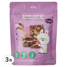 EAT'S Better 黑米糯米脆片, 30g, 3個