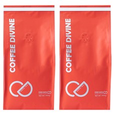 COFFEE DIVINE 低咖啡因巴西喜拉朵NY2/3研磨咖啡, 500g, 摩卡壺, 2包
