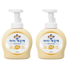 LION 趣淨洗手慕斯 柔軟皂香, 490ml, 2瓶