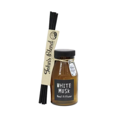 John's Blend 擴香 室內香氛擴香瓶 140ml, White Musk, 1件