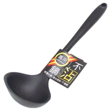 minono 米諾諾 不沾鍋矽膠湯杓, 顏色隨機, 1個