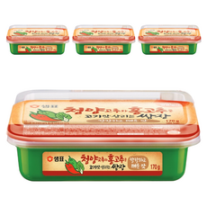 Sempio 膳府 青陽辣椒與紅辣椒韓式包飯醬，170g, 4盒