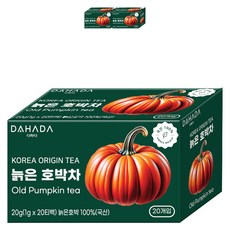 다하다 늙은 호박차, 1g, 20개입, 3개