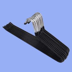 해이룸 논슬립 바지걸이, 블랙, 10개