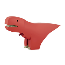 HALFTOYS 哈福玩具 霸王龍 T-REX 新版 玩具3.9cm x 10.3cm x 6cm 底座16cm x 16cm 環保ABS塑料, 3片, 1個