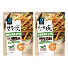 안주야 먹태열풍 청양데리야끼맛, 25g, 2개