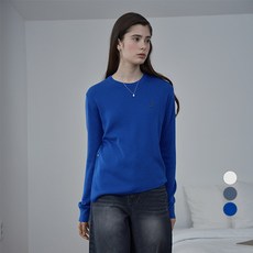 쥬시쥬디 여성용 비대칭 울 블렌드 니트 JZKT026E