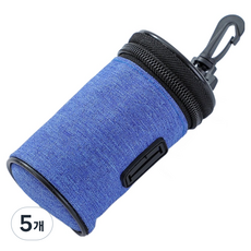 굿썸 반려동물 편리한 배변봉투 케이스 6 x 12 x 6 cm 69g, 푸른 색, 5개, 1개입