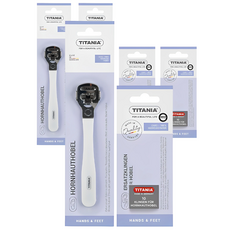 티타니아 콘커터 발 각질 제거 + 교체형 날 10p 세트, 3세트