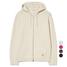 PHYSICAL DEPARTMENT 男女通用 Heart Apple 針織寬鬆版型連帽拉鍊外套