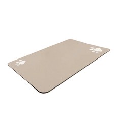 硅藻泥地墊 咖啡白腳印 吸水速乾 防滑浴室墊, 小(60 x 40cm), 1個