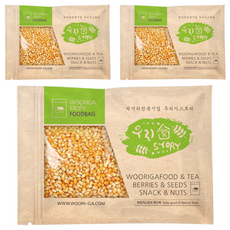 우리가스토리 머쉬룸 팝콘용 옥수수, 2.5kg, 3개