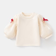 STARDOOR 嬰幼兒Charmant蝴蝶結保暖長袖T恤
