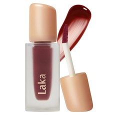 LAKA 果汁 гламур 唇釉 120 咖啡玫瑰, 水潤光澤, 持久顯色, 120 CAFFEINE ROSE, 1支
