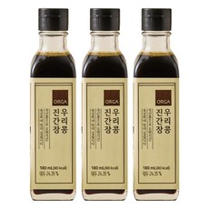 ORGA 黑醬油韓國豆, 180ml, 3個