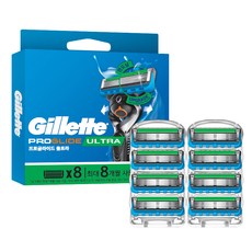 Gillette 吉列 正品 ProGlide 無感系列刮鬍刀片, 8入, 1個