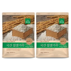 배대감 국산 찹쌀가루, 1kg, 2개