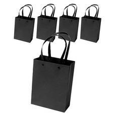 Maket Gamseong 特殊日子感謝禮品袋 小型 5入, 5個, 黑色